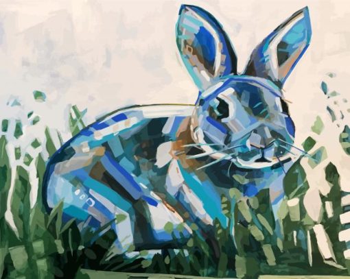 Abstract Rabbit Paint By Number