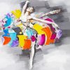 Abstract Woman Dancing Art Paint By Number