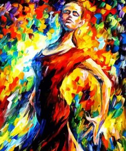 Abstract Woman Dancing Paint By Number
