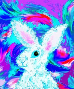 Aesthetic Abstract Rabbit Paint By Number