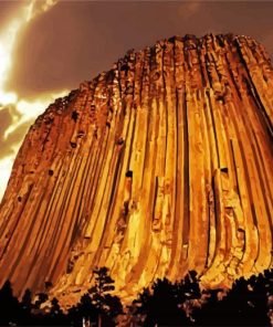 Aesthetic Devils Tower Paint By Number