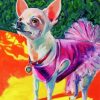 Aesthetic Dog In Tutu Art Paint By Number