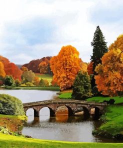 Aesthetic English Landscape Garden Paint By Number