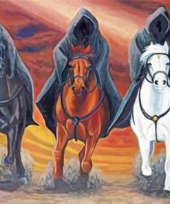Aesthetic Four Horsemen Of The Apocalypse Paint By Number