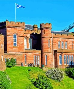 Aesthetic Inverness Castle Paint By Number
