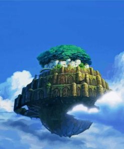 Aesthetic Laputa Castle In The Sky Paint By Number