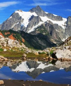 Aesthetic North Cascades National Park Paint By Number