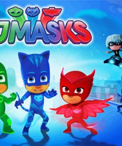 Aesthetic PJ Masks Paint By Number