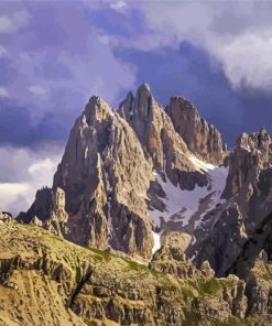 Aesthetic Italy Mountains Paint By Number
