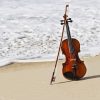 Aesthetic Violin Beach Paint By Number