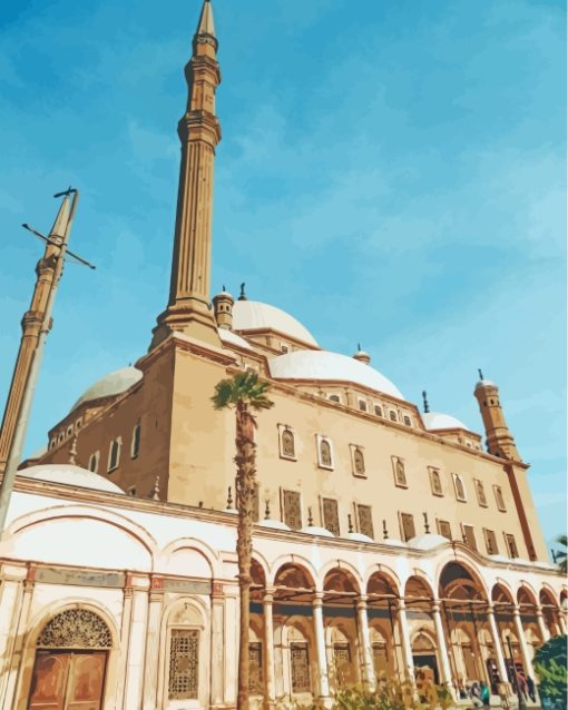 Ali Pasha Mosque Sarajevo Paint By Number