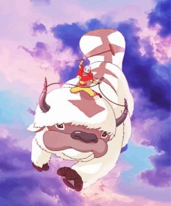 Appa Character From Avatar Paint By Number