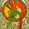 The Art Nouveau Ivy Paint By Number