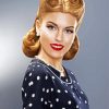 Beautiful Retro Woman Paint By Number
