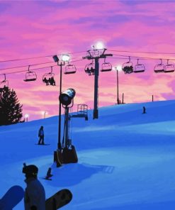 Beautiful Ski Resorts Paint By Number