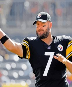 Ben Roethlisberger American Football Player Paint By Number