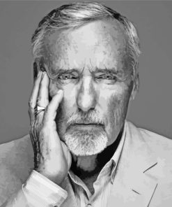 Black And White Dennis Hopper Paint By Number