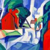 Blue Day Oscar Bluemner Paint By Number