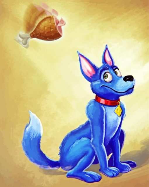 Blue Dog Art Paint By Number