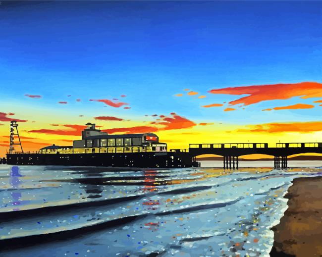 Bournemouth Pier Art Paint By Number