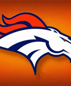 Broncos Team Logo Paint By Number