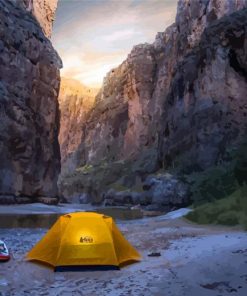 Camping In Big Bend National Park Paint By Number