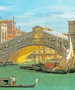 Canaletto The Bridge Venice Paint By Number