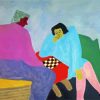 Checker Players By Milton Avery Paint By Number