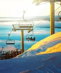Aesthetic Ski Resorts In Wisconsin Paint By Number