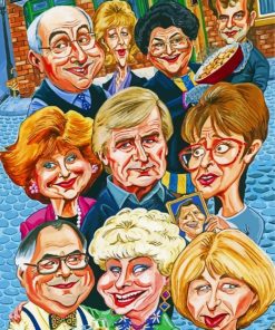 Coronation Street Caricature Paint By Number