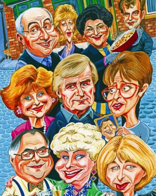 Coronation Street Caricature Paint By Number