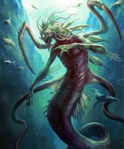 Dagon Mermaid Paint By Number