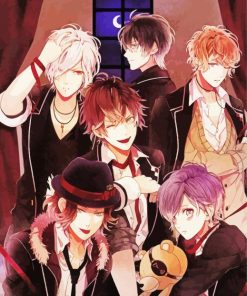 Diabolik Lovers Japanese Anime Paint By Number