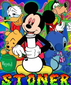 Disney Stained Glass Paint By Numbers 