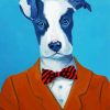 Dog In A Classy Suit Paint By Number