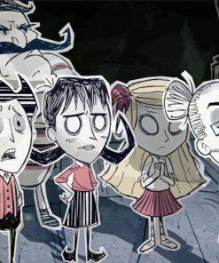 Don't Starve Together Game Characters Paint By Number