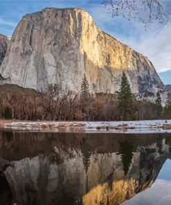 El Capitan Reflection Paint By Number