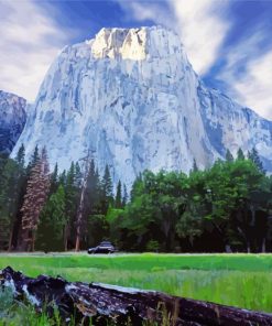 Aesthetic El Capitan Mountain Paint By Number