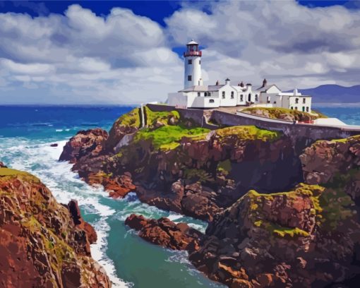 Fanad Head Lighthouse Paint By Number