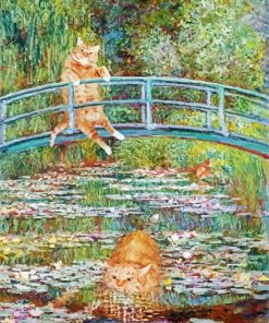 Fat Cats By Clause Monet Paint By Number