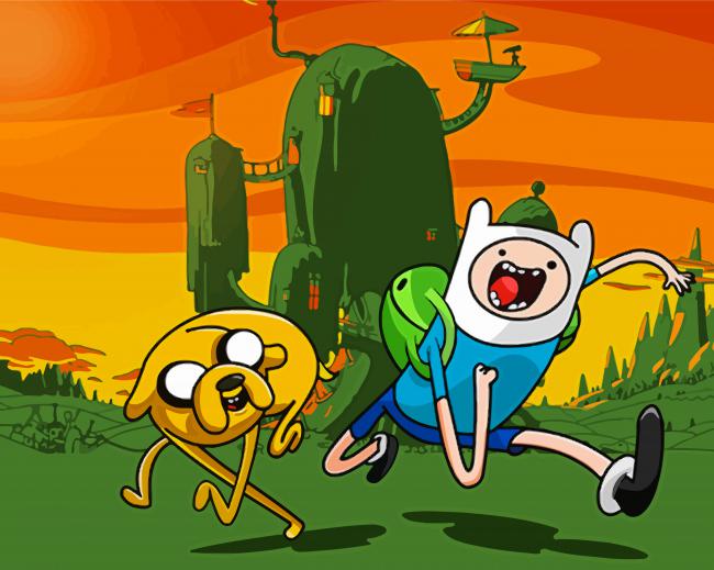 Finn And Jake Paint By Number