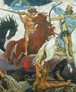 Four Horsemen Of The Apocalypse Art Paint By Number