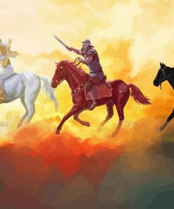 Four Horsemen Of The Apocalypse Paint By Number