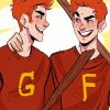 Fred And George Weasley Art Paint By Number
