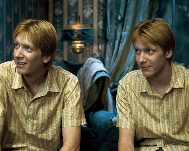 Fred And George Weasley Characters Paint By Number