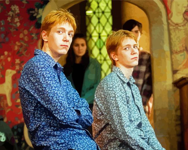 Fred And George Weasley Harry Potter Paint By Numbers - Paint By Numbers