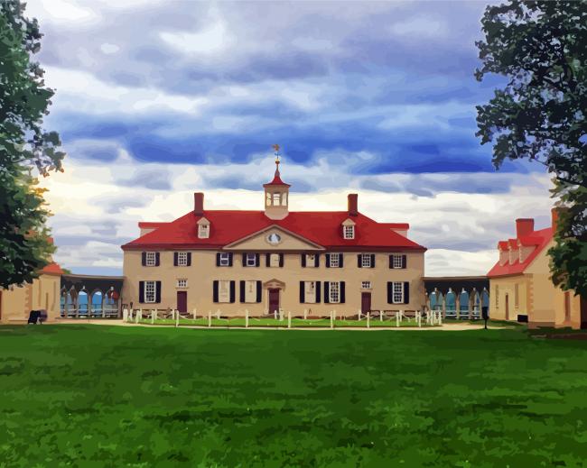 George Washington's Mount Vernon Paint By Number