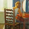 Girl At Dressing Table Art Paint By Number