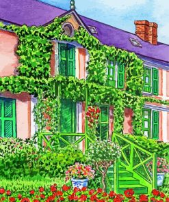 Giverny Claude Monet House Paint By Number