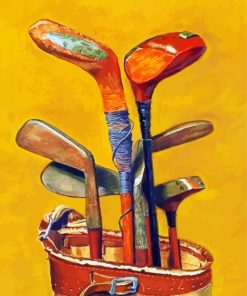 Golf Equipment Paint By Number